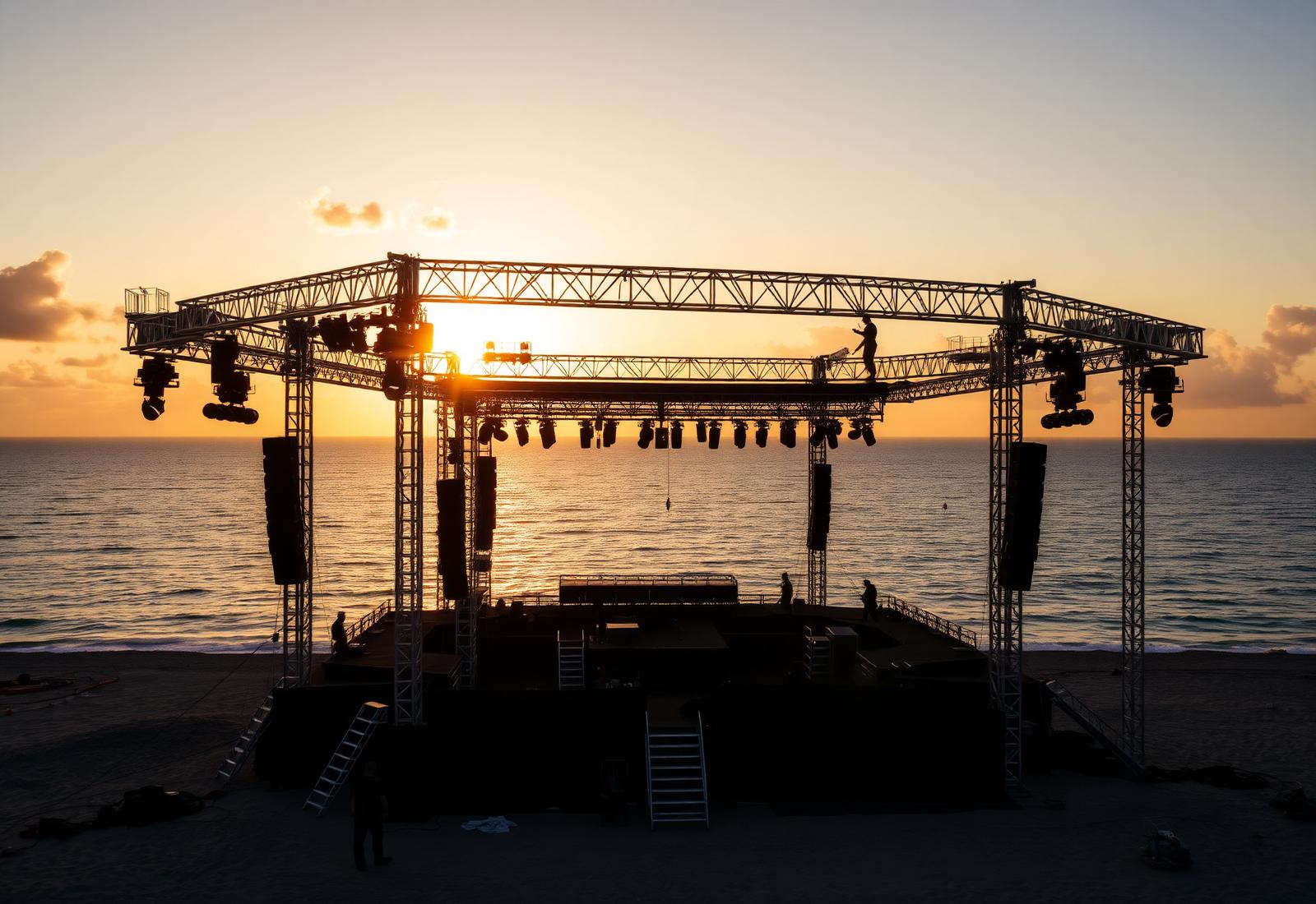 Arena stage build